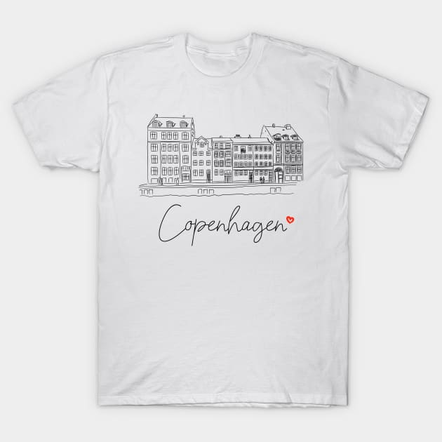 Copenhagen T-Shirt by MBNEWS